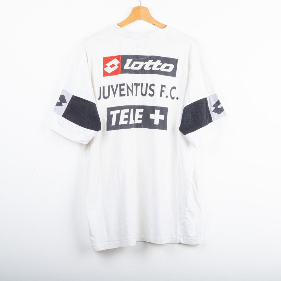 T-shirt Juventus Lotto Tele+ 2001/2002 by NIKE - Home (2)