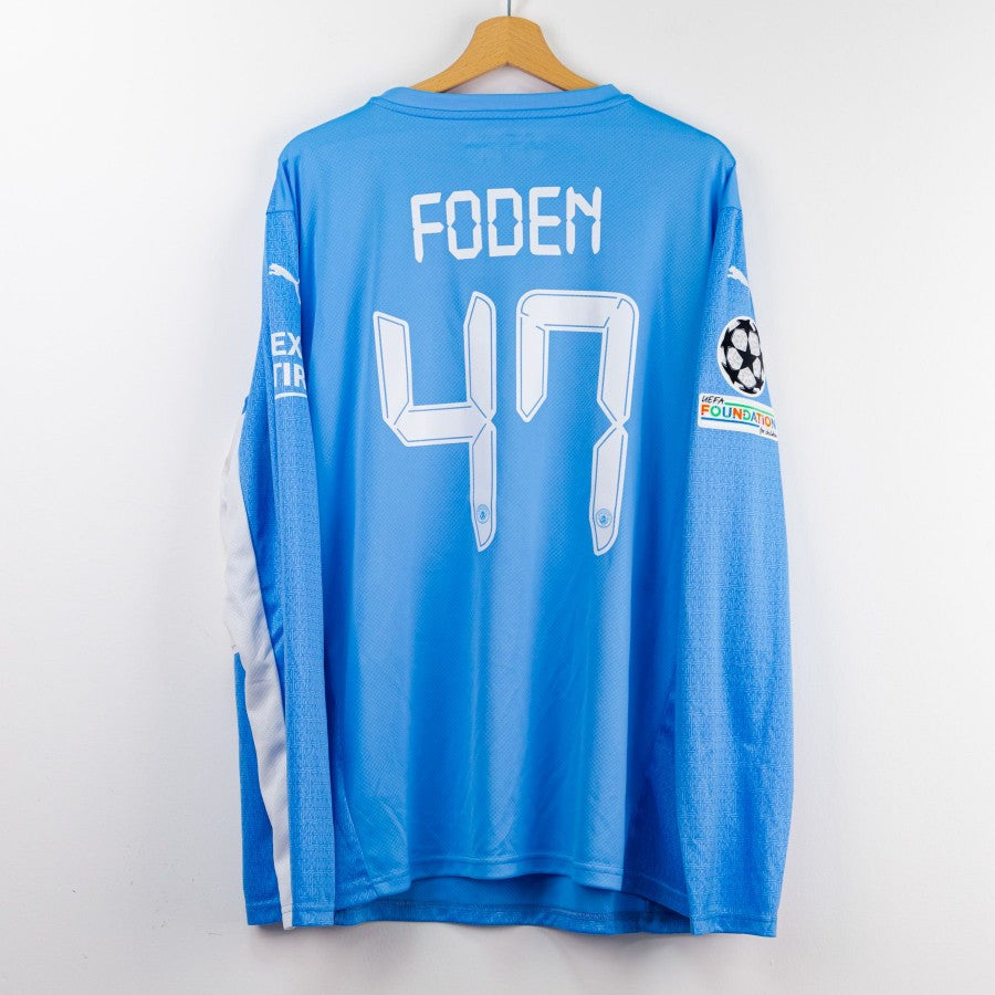 Maglia Home Champions League Manchester City Puma Foden 47 ml 2021/2022 by PUMA - Home