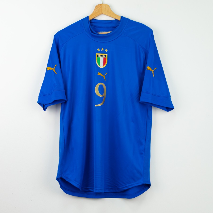 Maglia Home Italia Puma Vieri 9 2004 by PUMA - Home (2)