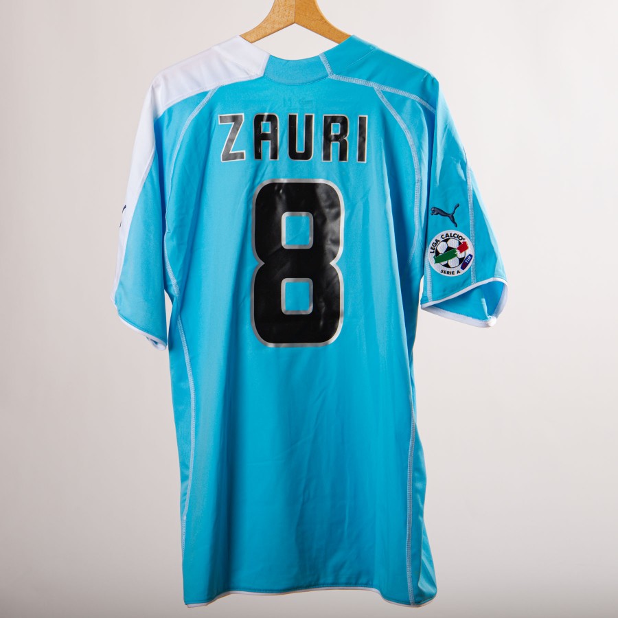 Maillot SS Lazio PUMA 2007-2008 - Original - Numéro 8 - Comme Neuf