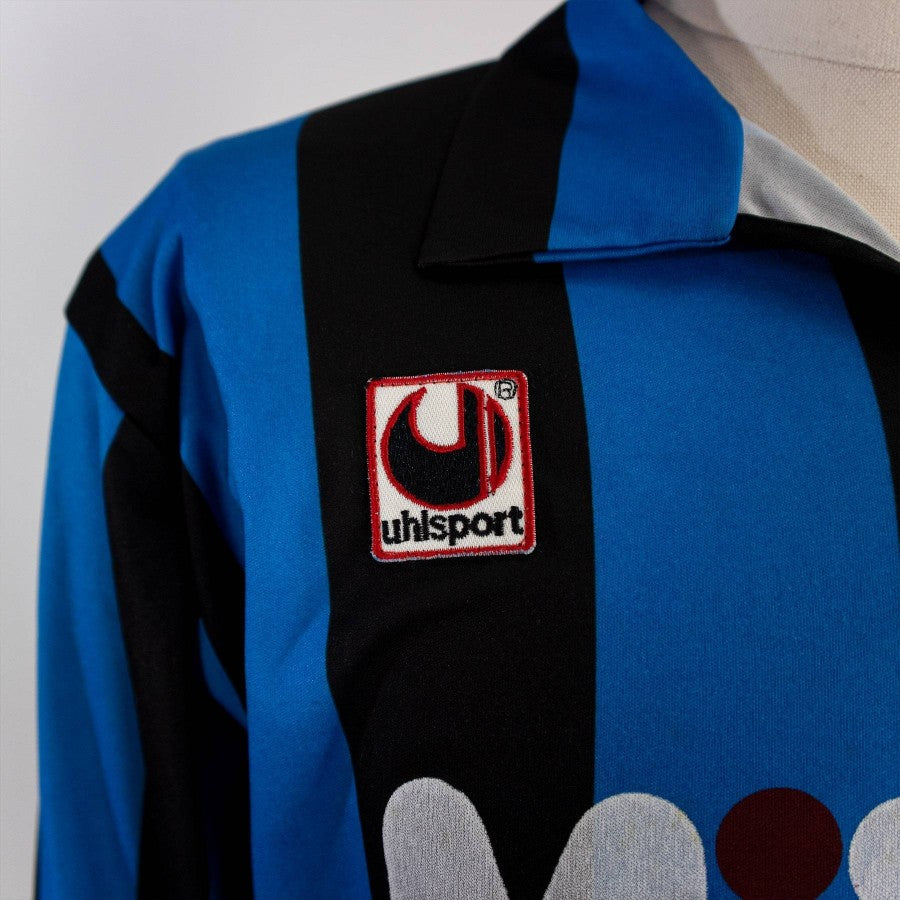 MAGLIA HOME FC INTER ML UHLSPORT 1990/1991 MISURA IN SERIGRAFIA LOGO INTER by UHLSPORT - Le 7 sorelle (6)