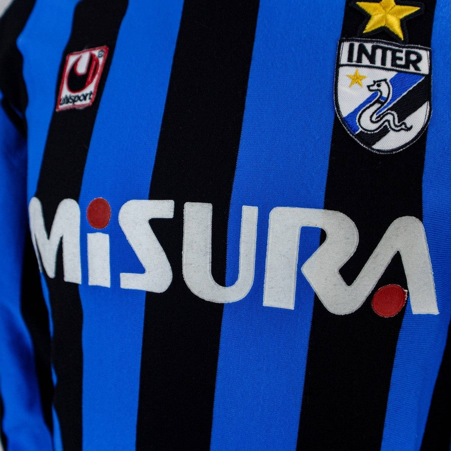 MAGLIA HOME INTER UHLSPORT ML 1988/1989 by UHLSPORT - Le 7 sorelle (6)