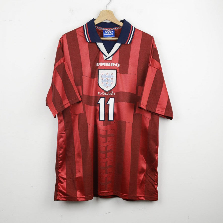 Maglia Away Inghilterra Mc Manaman 11 1998 by UMBRO - Home (2)