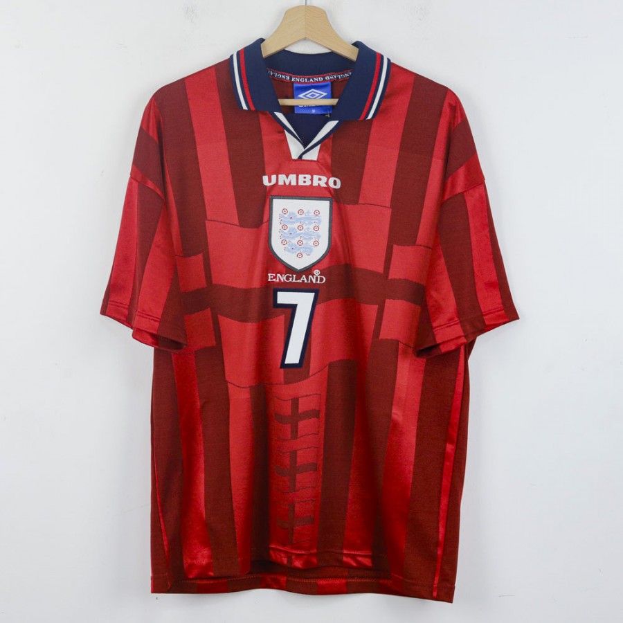maglia Away Inghilterra Umbro Beckham n7 1998 by UMBRO - Home (2)