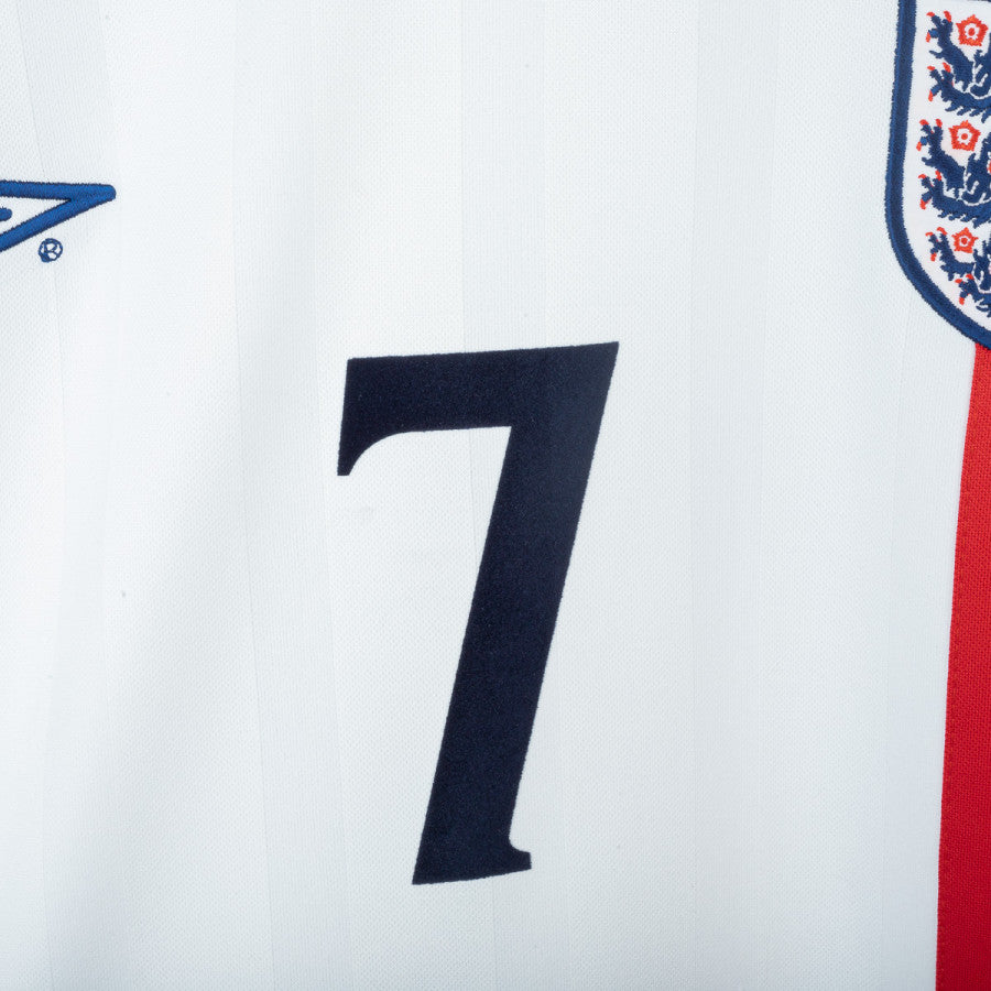 Maglia home Inghilterra Umbro Beckham 7 2001/2002 by UMBRO - Home (15)