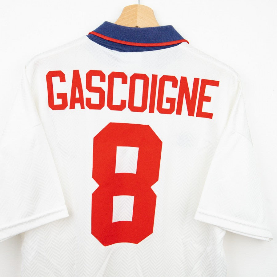 Maglia Home Inghilterra Umbro Gascoigne 8 1994/1995 by UMBRO - Home (3)