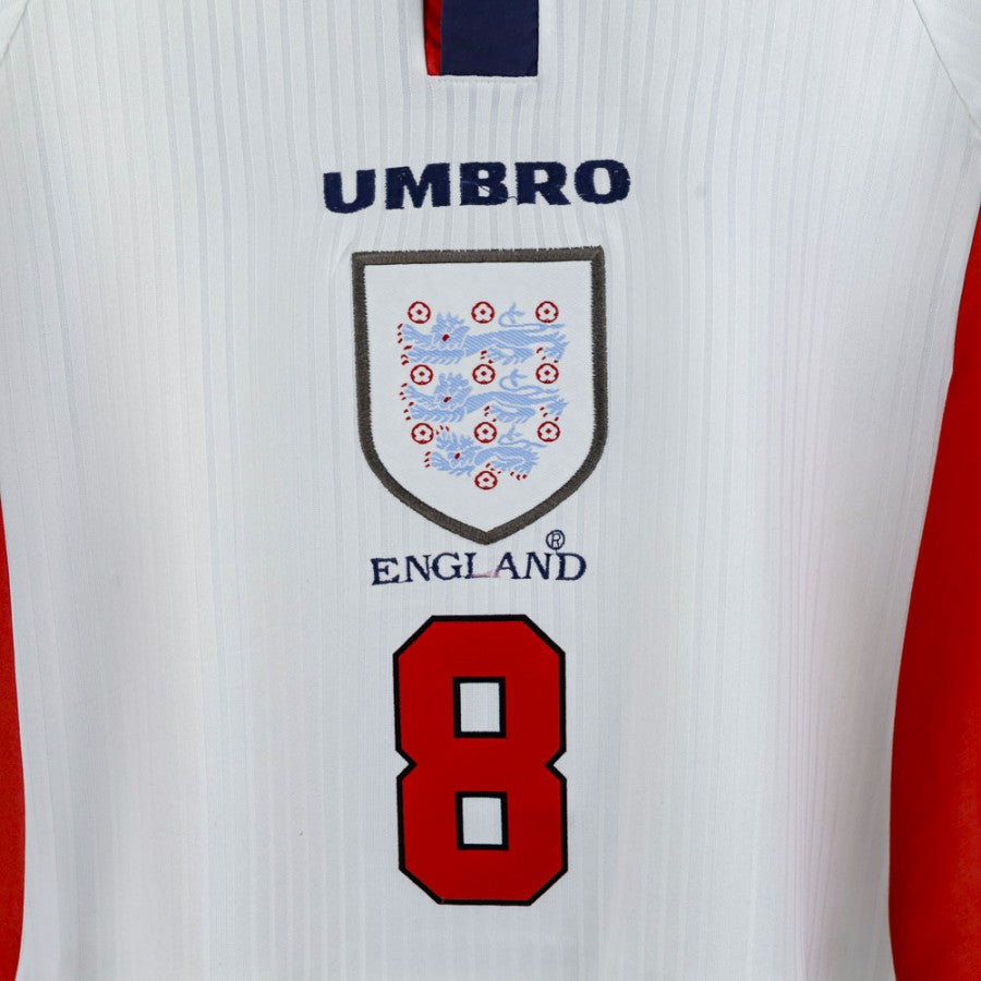 Maglia Home Inghilterra Umbro Gascoigne 8 1998 by UMBRO - Home (9)
