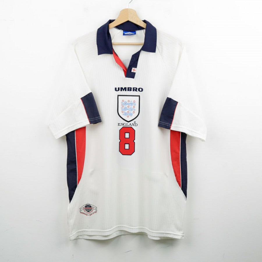 Maglia Home Inghilterra Umbro Gascoigne 8 1998 by UMBRO - Home (2)