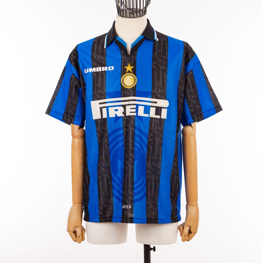 maglia home inter ronaldo 10 autografata 1997/1998 by UMBRO - Home (2)