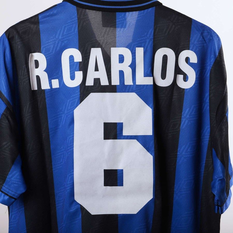 maglia home inter umbro 1995/1996 r.carlos 6 by UMBRO - Home (3)