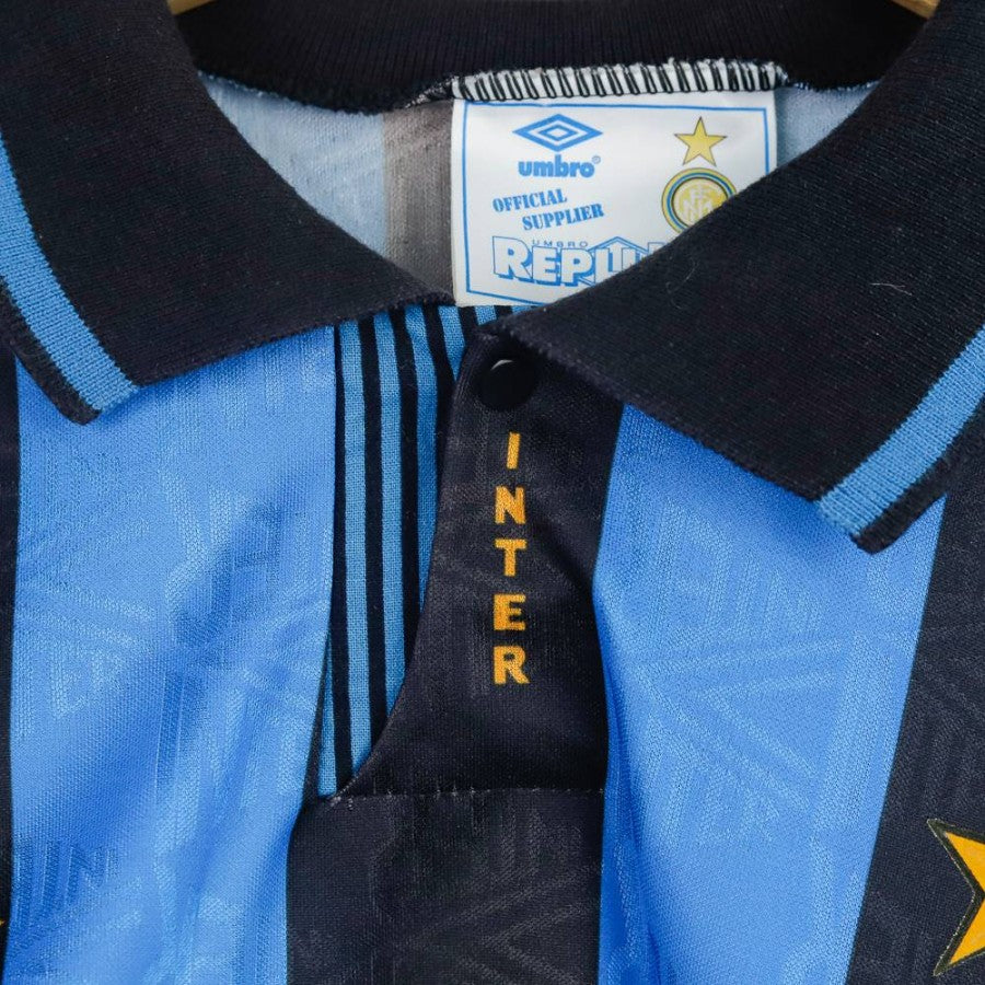 MAGLIA HOME INTER UMBRO FITGAR 1991/1992 by UMBRO - Home (11)