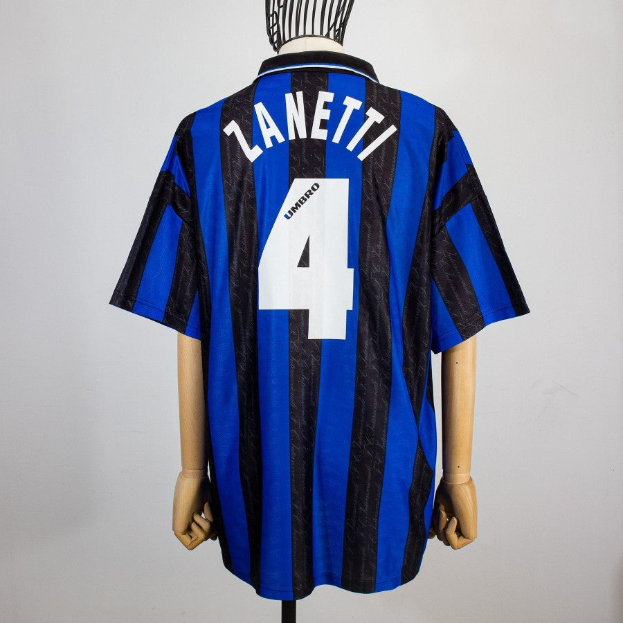 MAGLIA HOME INTER UMBRO ZANETTI N4 1996/1997 by UMBRO - Le 7 sorelle