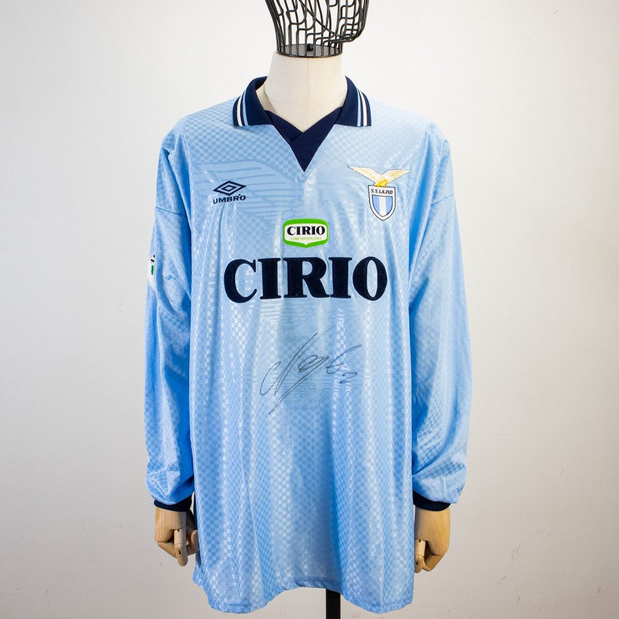 MAGLIA HOME LAZIO UMBRO 1996/1997 ML 2 NEGRO by UMBRO - Le 7 sorelle (2)