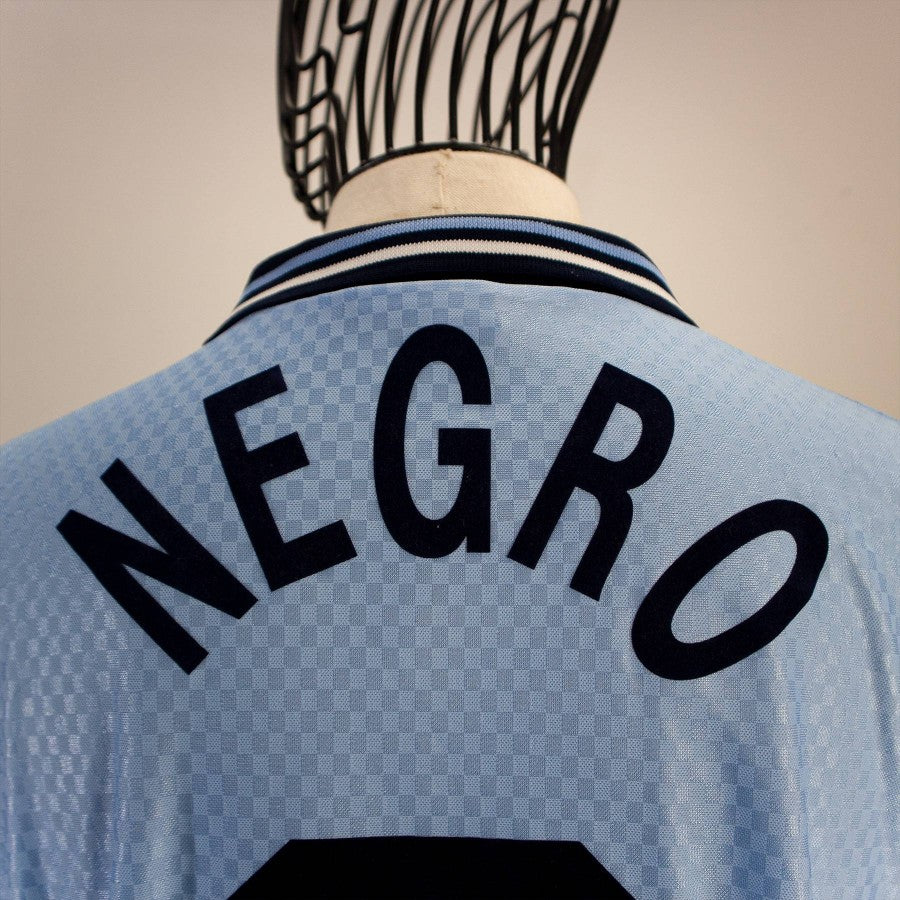 MAGLIA HOME LAZIO UMBRO 1996/1997 ML 2 NEGRO by UMBRO - Le 7 sorelle (5)