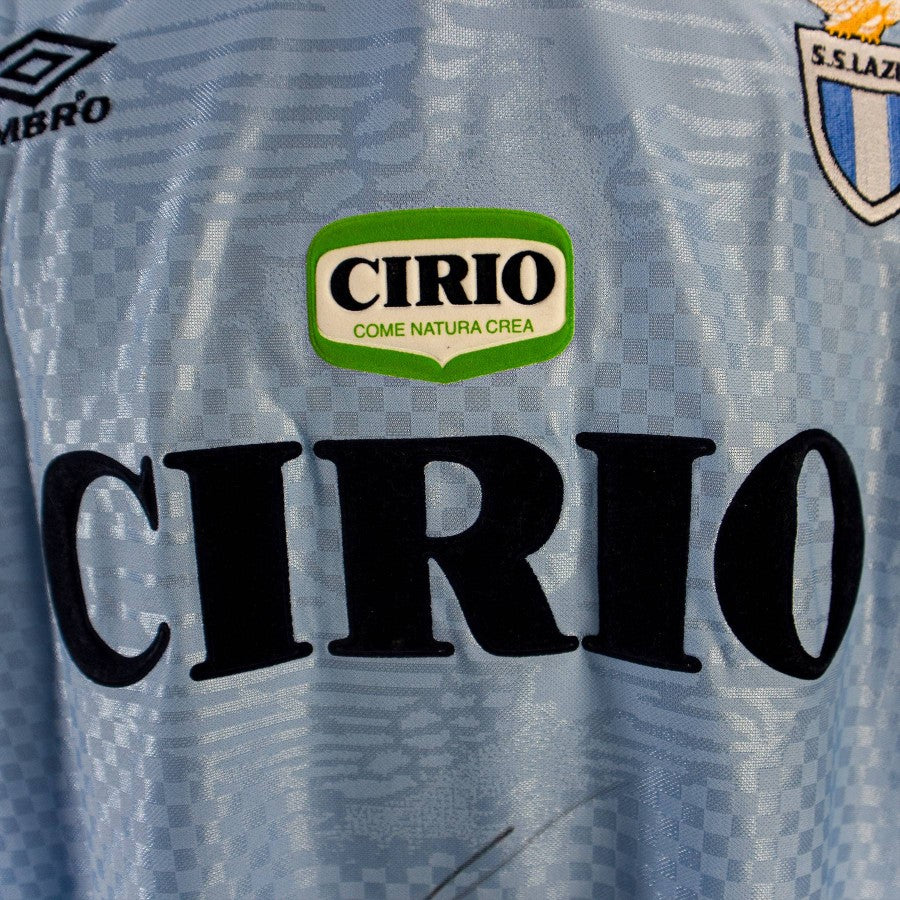MAGLIA HOME LAZIO UMBRO 1996/1997 ML 2 NEGRO by UMBRO - Le 7 sorelle (9)