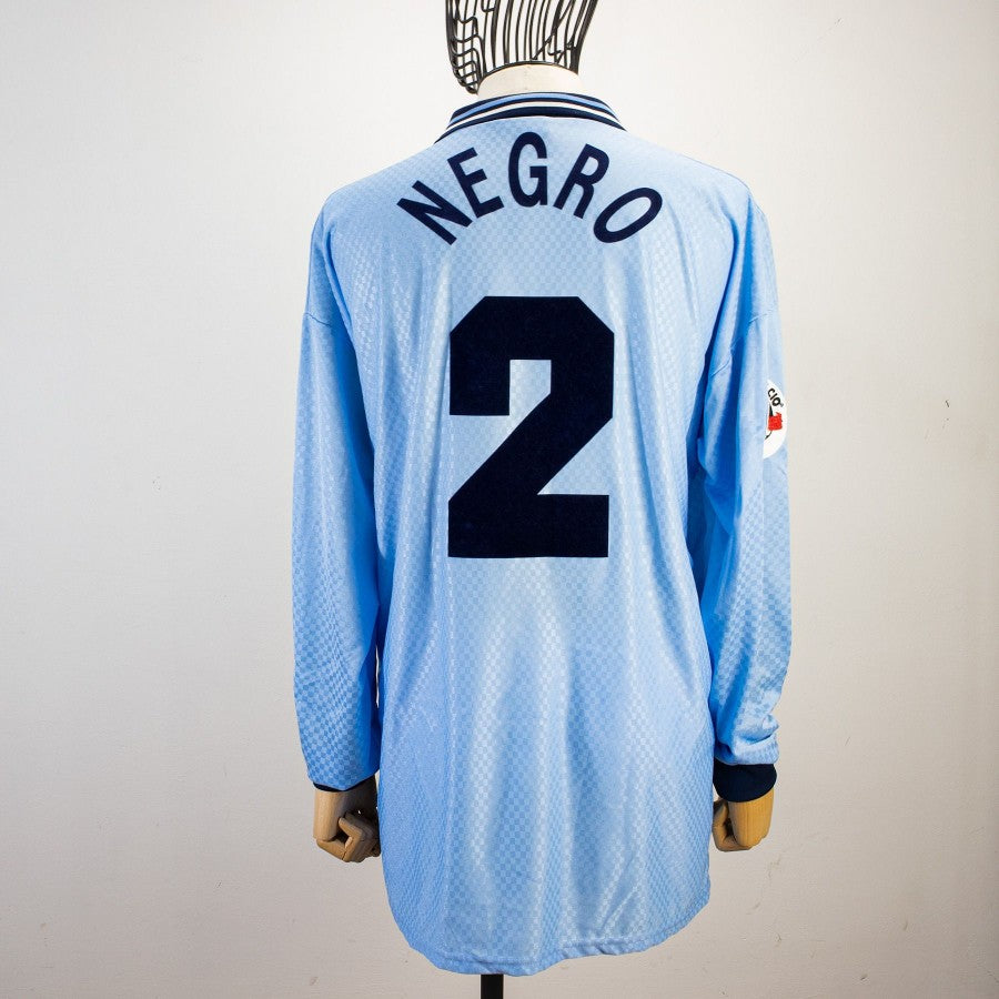 MAGLIA HOME LAZIO UMBRO 1996/1997 ML 2 NEGRO by UMBRO - Le 7 sorelle