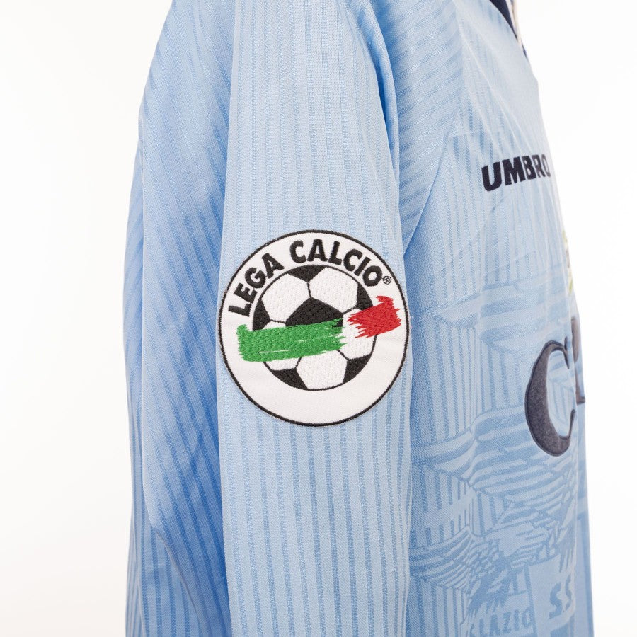 MAGLIA HOME LAZIO UMBRO 1997/1998 ML 2 NEGRO by UMBRO - Le 7 sorelle (7)