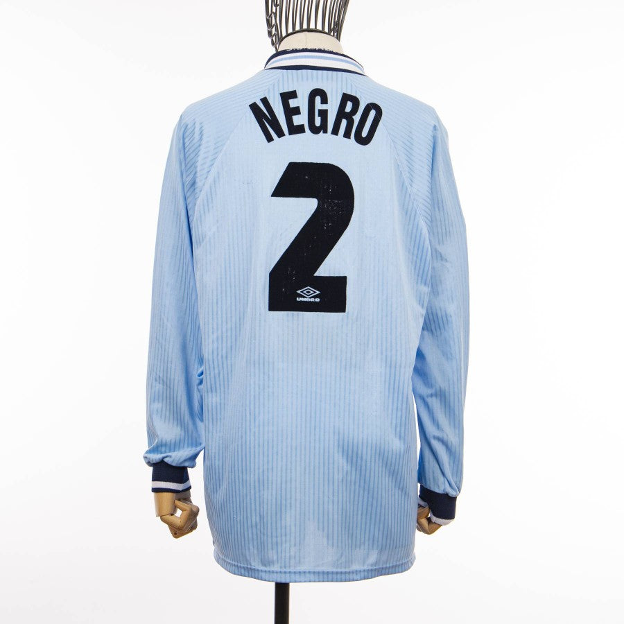 MAGLIA HOME LAZIO UMBRO 1997/1998 ML 2 NEGRO by UMBRO - Le 7 sorelle