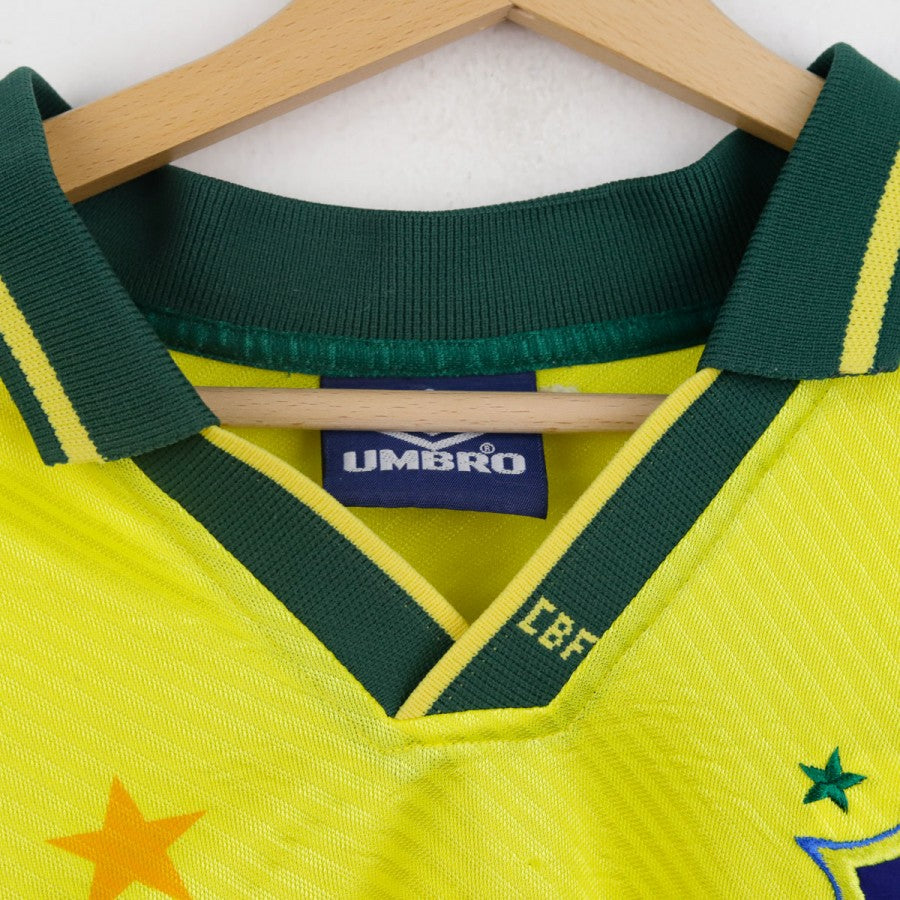 Maglia Home Umbro Brasile Roberto Carlos 6 1996 by UMBRO - Home (15)