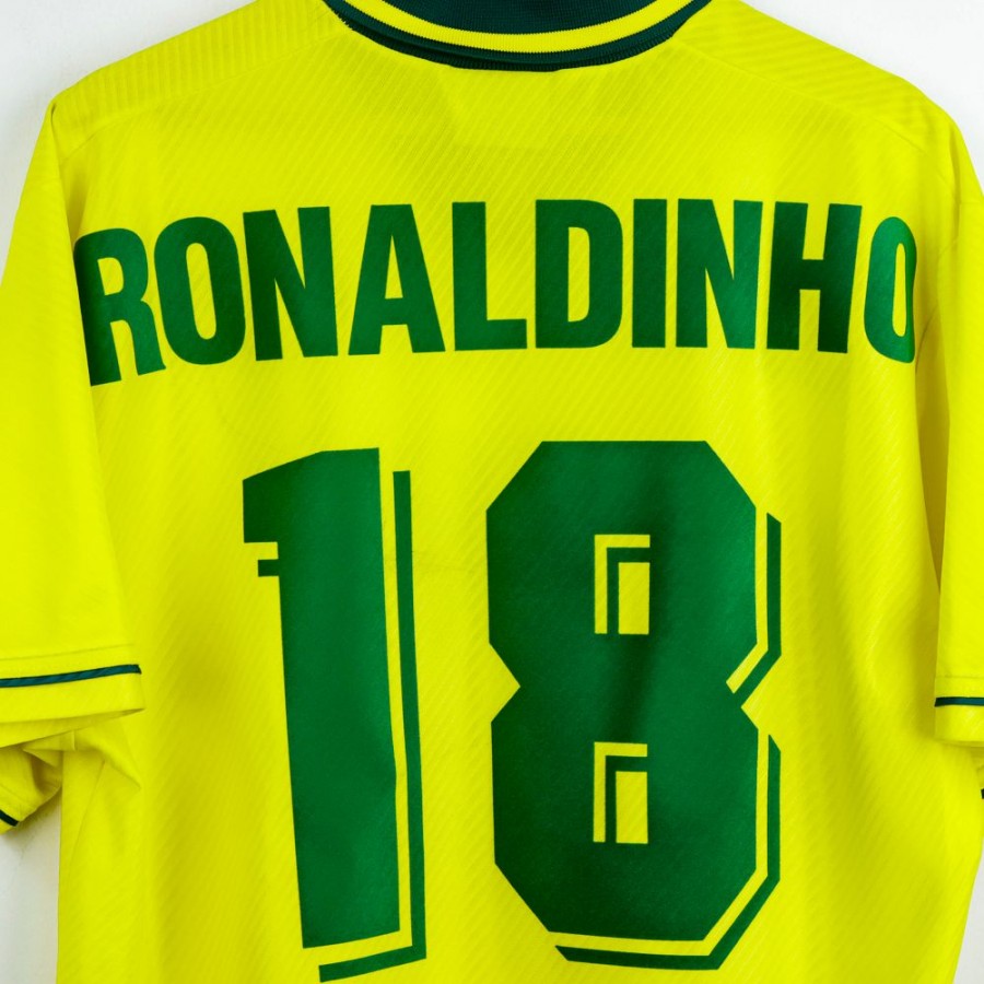 Maglia Home Umbro Brasile Ronaldinho 18 1996 by UMBRO - Home (4)