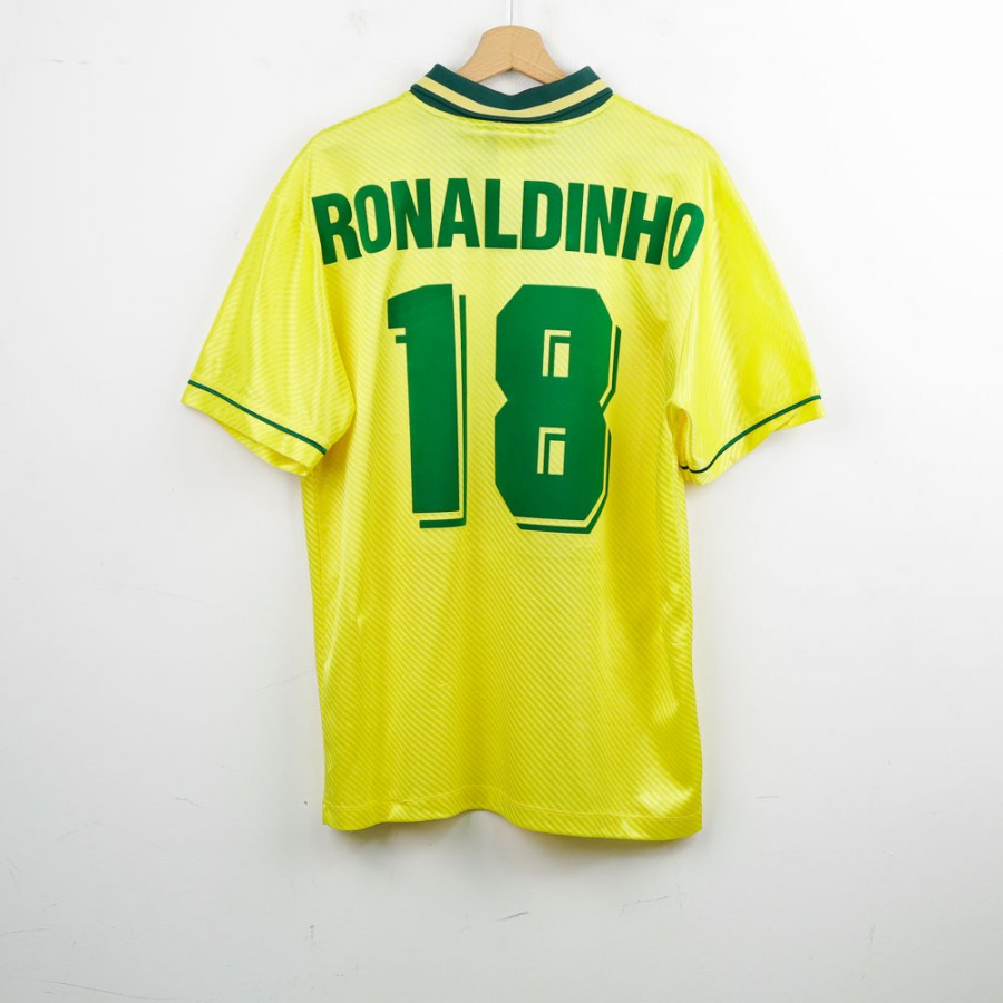 Maglia Home Umbro Brasile Ronaldinho 18 1996 by UMBRO - Home