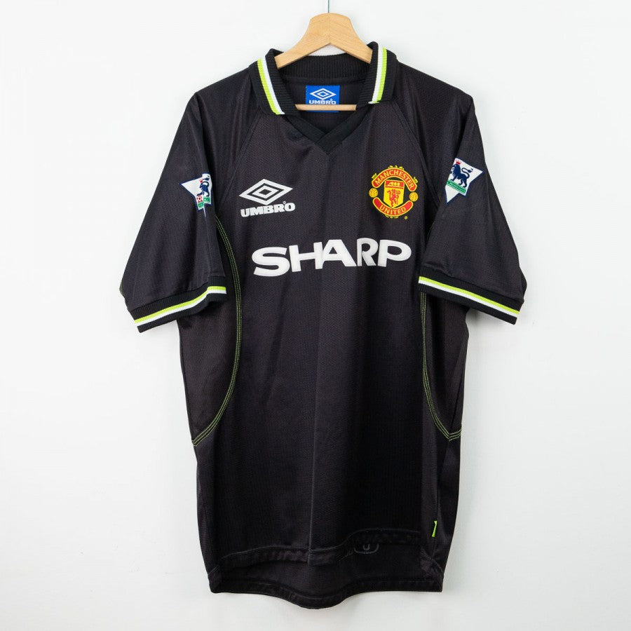 maglia third manchester united cole 9 autografata 1998/1999 by UMBRO - Home (2)
