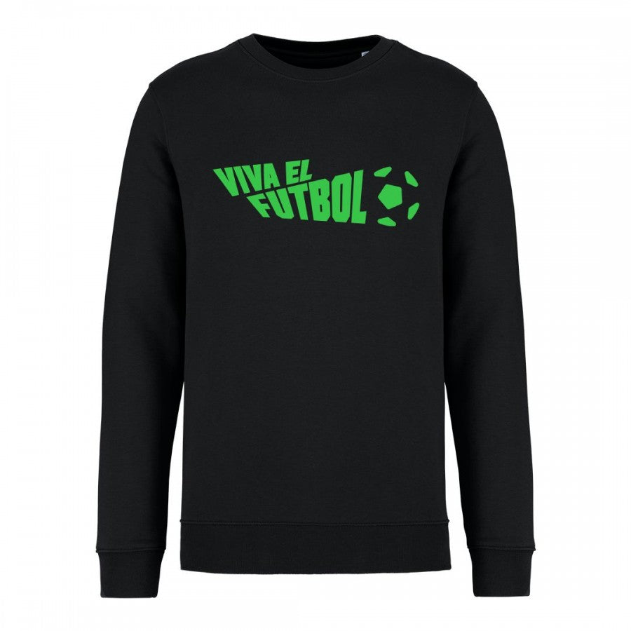 felpa girocollo nera Viva El Futbol by VIVA EL FUTBOL - Home