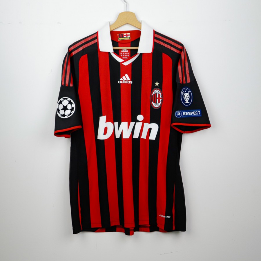 2009 2010 home milan Adidas pato 7 Jersey