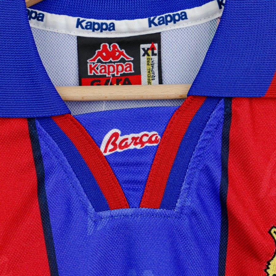 1996 1997 Barcelona Home Jersey Kappa Ronaldo 9