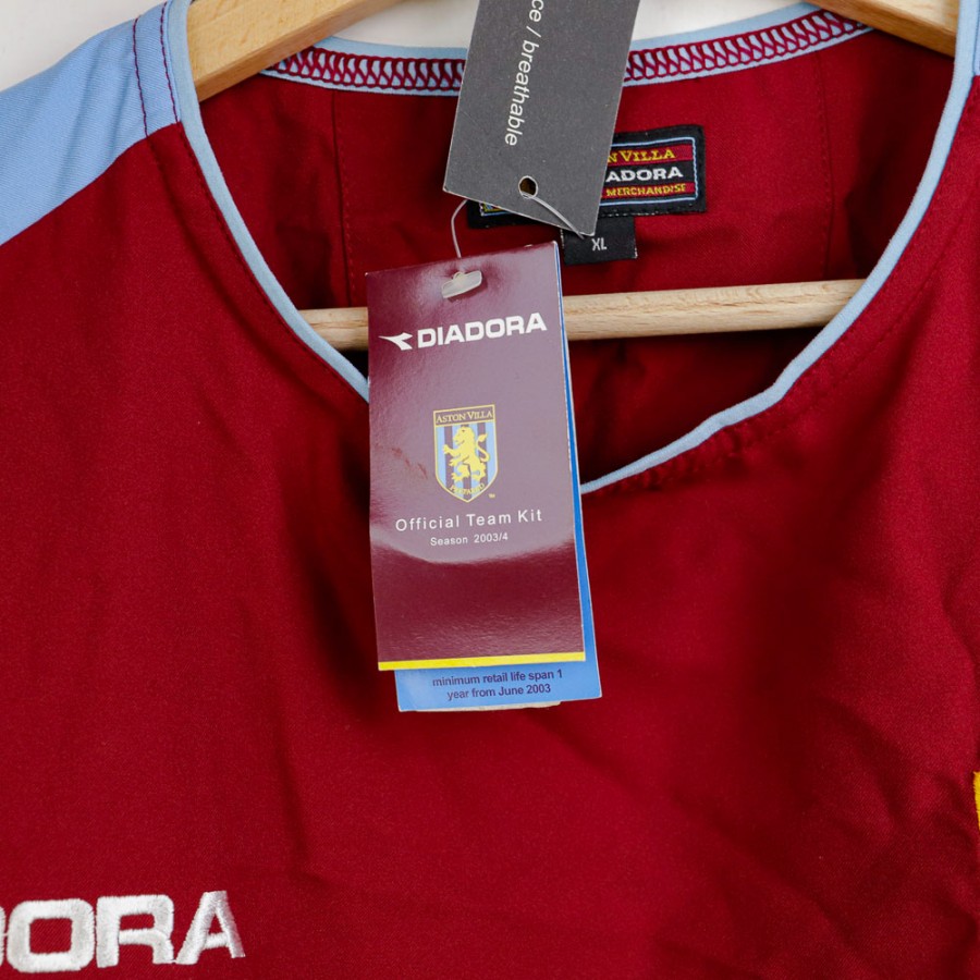 2003 2004 Aston Villa Diadora Home Jersey