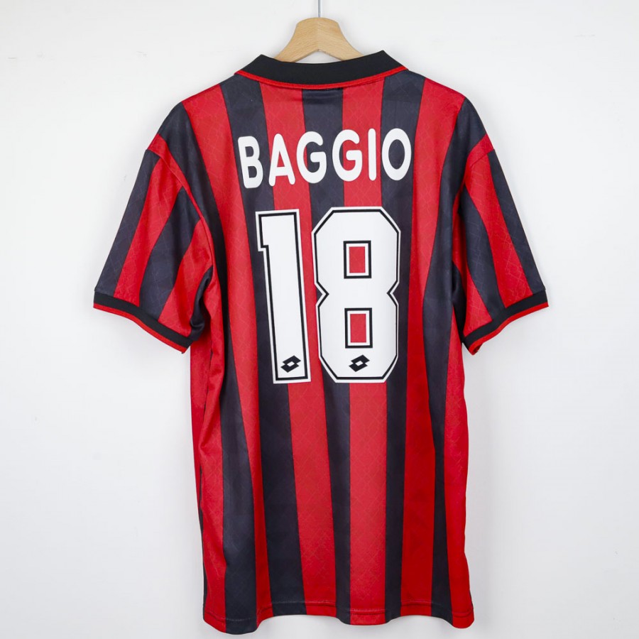1995-1996 AC Milan Lotto Player Spec Fourth Shirt #18