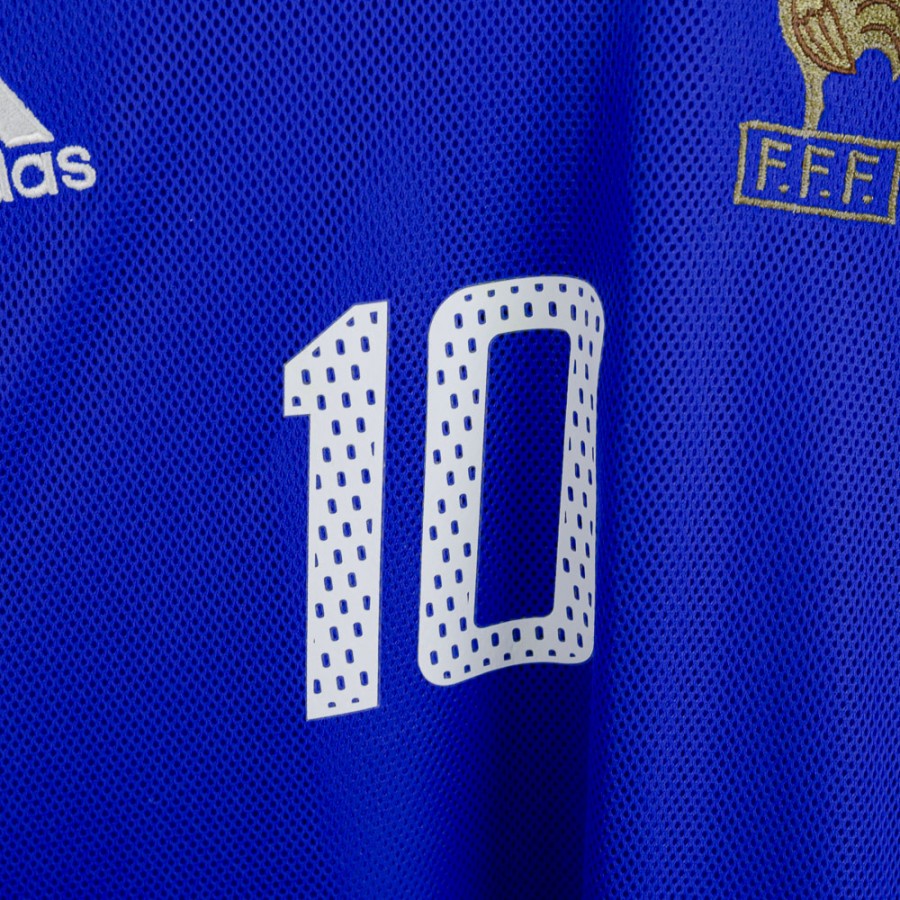 2002 2003 France Home Adidas Zidane 10 Jersey