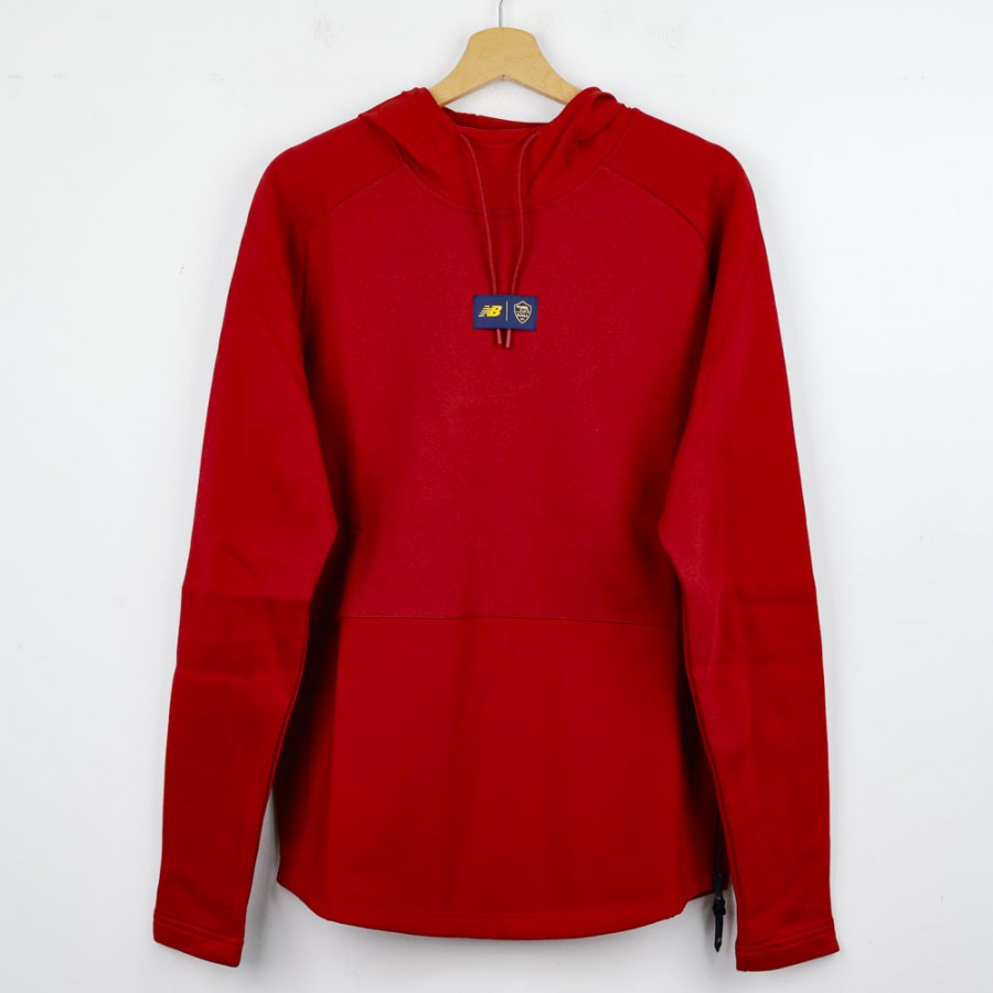 2022 2023 AS Roma New Balance Red Hoodie