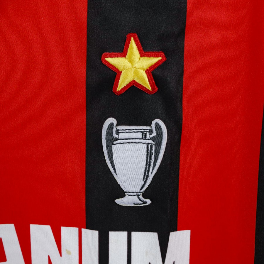 1990-91 AC Milan Basic Home Shirt - 6/10 - (S)