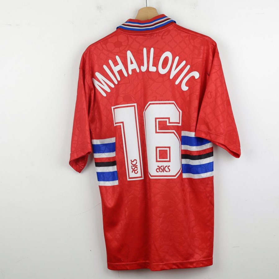 1995 1996 Sampdoria Third Asics Mihajlovic 16 Jersey