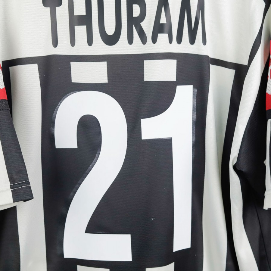 Juventus Home Lotto Thuram 21 2001 2002 Jersey