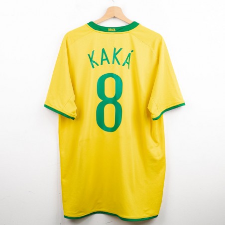 2008 Home Brazil Shirt Kaká 8