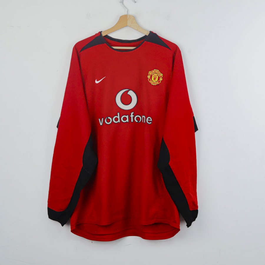 ウェア Nike Manchester United Beckham 7 L 2002 2003 Manchester United Home Shirt Nike Beckham No 7 LS