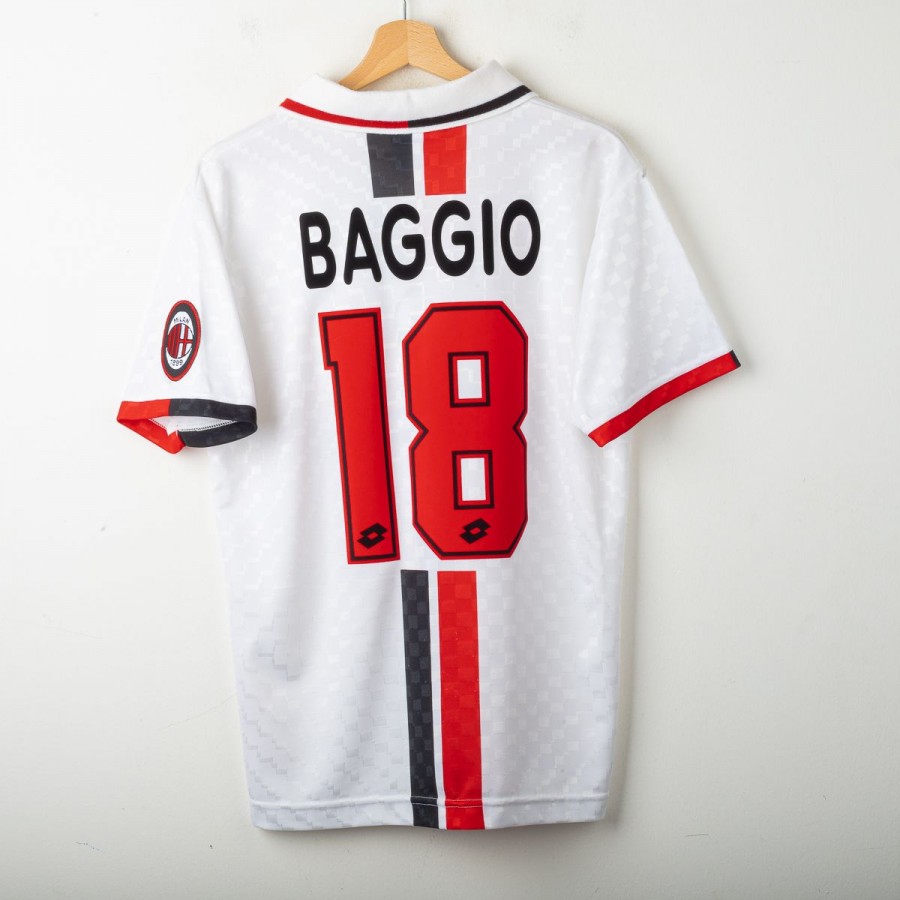 1996 1997 AC Milan Away Lotto Baggio 18 Shirt