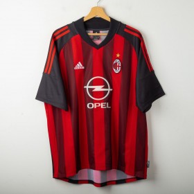 2002 2003 AC Milan Adidas Home Shirt Shevchenko 7