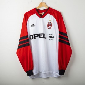 1999 2000 AC Milan Training T shirt Adidas Opel