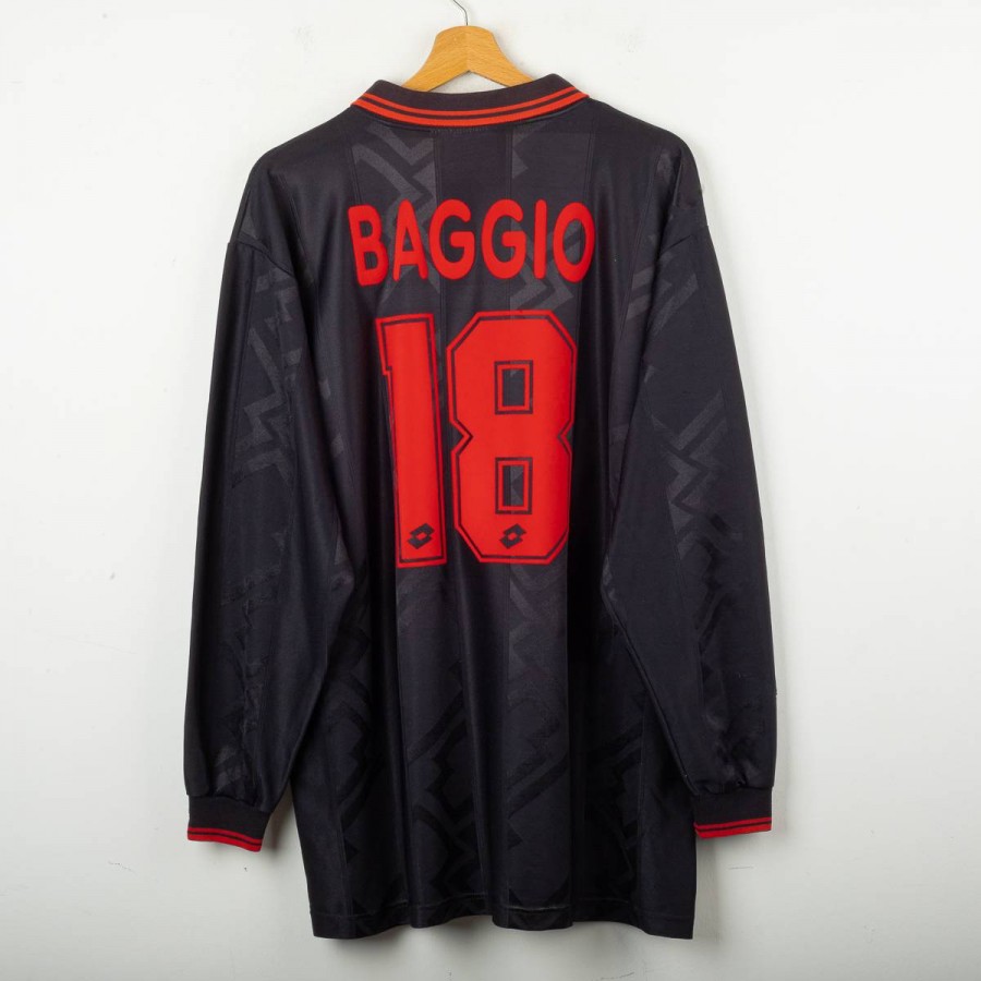 1996 1997 AC Milan Third Lotto Shirt Baggio 18 LS