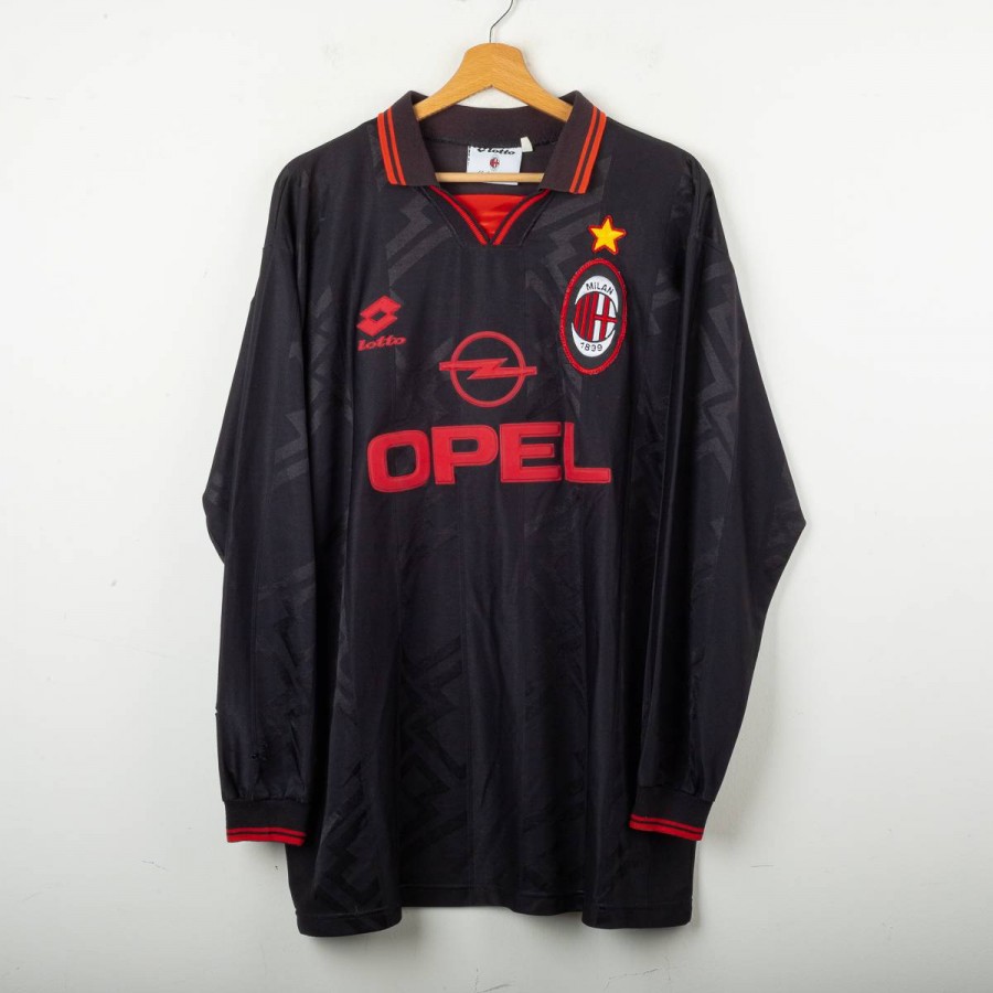 1996 1997 AC Milan Third Lotto Shirt Baggio 18 LS