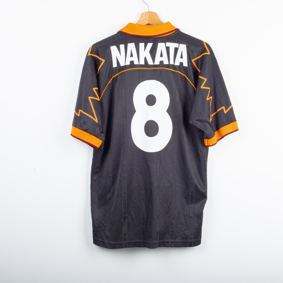 1999 - 00 diadora Roma away 3rd ユニフォーム 1999-00 Roma Third Shirt #14 - 5/10 - (L)