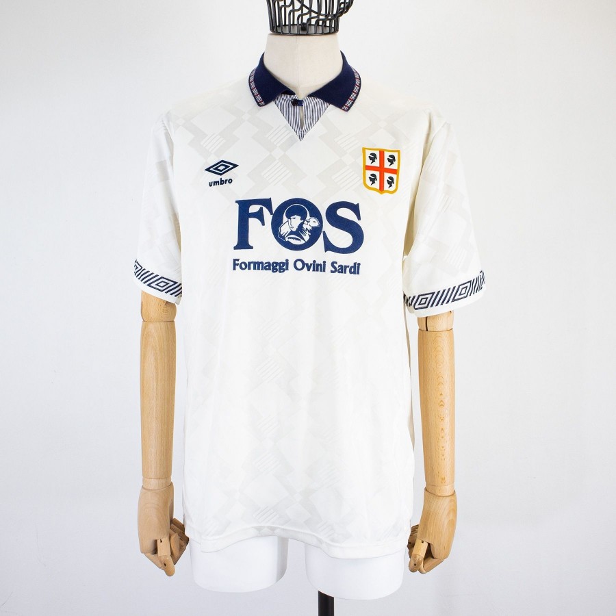 CAGLIARI AWAY JERSEY UMBRO 1990 1991