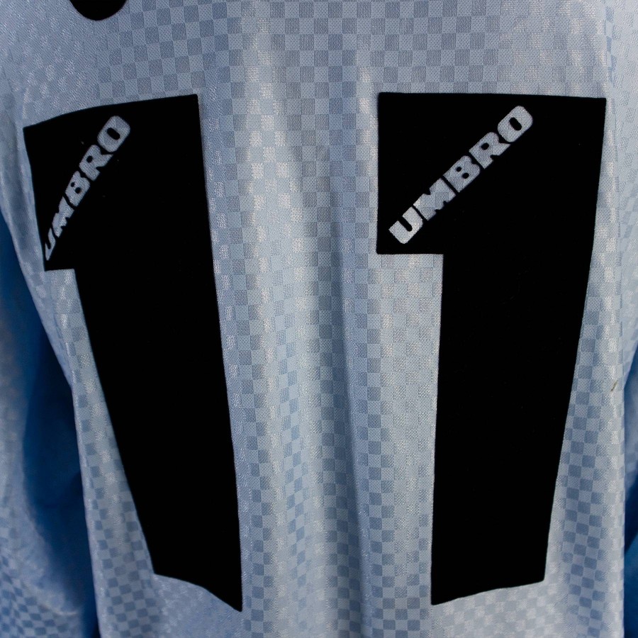 HOME LAZIO JERSEY UMBRO SIGNORI 11 ML 1996 1997