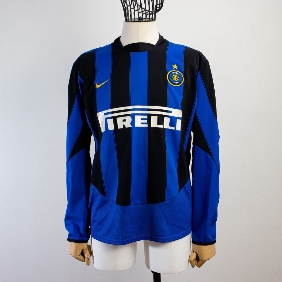 MAGLIA HOME FC INTER VAN DER MEYDE N7 2003 2004
