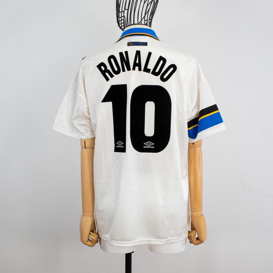 INTER AWAY JERSEY RONALDO N10 1997 1998 SIZE L