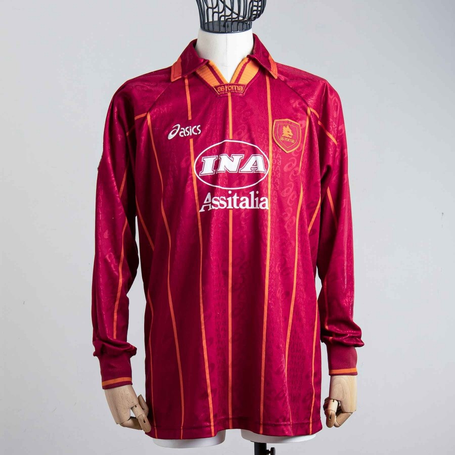 MAGLIA HOME AS ROMA ASICS LANNA 3 1996 1997