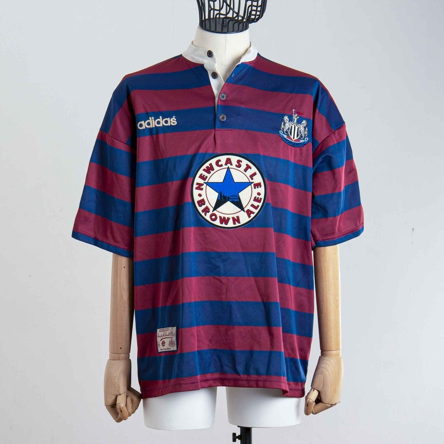 Newcastle Away football shirt 1995 - 1996. Sponsored by Newcastle Brown Ale